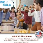 6pk Cardboard Carrier (Barrel, 150ct) | Holds 6pk 12oz Bottles | FAST SAME DAY SHIPPING