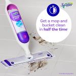 Swiffer PowerMop Multi-Surface Mop Kit for Floor Cleaning, Includes PowerMop, 2 Mopping P Refills, 1 Cleaning Solution with Fresh Scent and 2 Batteries