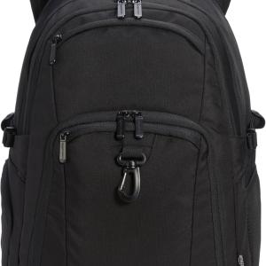 Basics Travel Laptop Backpack for 17 in / 43.1 cm Laptop, Black