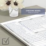 Weekly To Do List Notep, 60 Page Task Planning P w/Daily Checklist, Priority Todo Checkbox & Notes. Desk Notebook to Organize Office 11 X 8.5