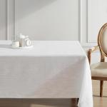 Laura Ashley Arabesque Luxurious Shimmery Fabric Tablecloth Napkins for Formal Dining, Holiday, Wedding or Party, Set of 6 Napkins, Gold