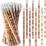 Xqumoi Capybara Pencils with Eraser - Cute Capybara #2 HB Pencils, School Classroom Student Rewards Back to School Office Supply Animal Print Goodie Bag Fillers Stuffers Birthday Party Favors