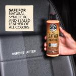 Chemical Guys Leather Cleaner and Conditioner Detailing Kit - Leather Care Kit For Natural, Synthetic, Faux, Pleather, and More for Car Interiors, Apparel, Furniture, Boots & Accessories - 9 Items