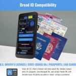 Mobile ID and Passport Scanner for Bars & Clubs - Easy to Use ID Checker for Your Business That Detects Expired IDs & Underage Customers – Works in All 50 States - Includes Optional Fake ID Detection