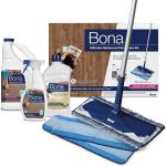 Bona Multi-Surface Floor Care Kit - Includes Microfiber Mop, Microfiber Cleaning P, Hardwood Floor Cleaning Solution, and Multi-Surface Floor Cleaning Solution - Kit for Hard Floors