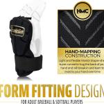 Franklin Sports Baseball Hand and Wrist Guard - PRT LG Series ult Protector for Batting - Protective Shield for Right and Left Hand Hitters - One Size - ult