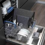 Home & Kitchen Essentials Cutting Boards, Extra Large (17.75" x 11.75") and Medium (11.75" x 7.75"), Reversible, Marble Granite Gray, BPA Free, Dishwasher Safe, Easy-Grip Handle and Non-Porous