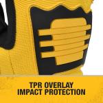 DEWALT DPG781 Performance Mechanic Work Glove with TPR Impact Protection and Anti-Slip Grip - Large (1 Pair)