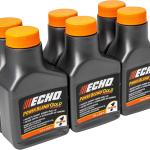 Echo 6450001G Power Blend Gold Oil Mix 50:1 for 2 stroke2cycle Outdoor Power Equipment, High Performance Semi Synthetic, Low Smoke Emission 2.6 fl oz (6 Pack), 6450001G 2.6 fl oz