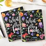 Daily Planner Undated - 6.8" x 8.5", To Do List Notebook & Planner with Hourly Schedule, Spiral To do List Notep to Organize Your Tasks And Appointments, 120 Pages, Inner Pocket