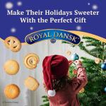 Royal Dansk Danish Butter Cookies, Premium Assorted Cookies in Gift Tin, Great for Sharing and Gifting, 12 oz