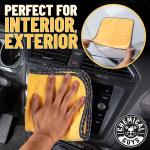 Chemical Guys Professional Gre Premium Microfiber Towels for Cars, Gold, 16" x 16", Ultra-Soft and Scratch-Free Car Detailing Cloths for Trucks, Motorcycles, and More - 3 Pack