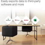 Epson RapidReceipt RR-60 Mobile Color Receipt & Document Scanner with ScanSmart AI PRO Receipt Management & PDF Software for PC & Mac