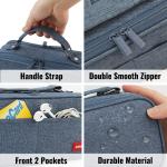 Pencil Case, Large Capacity Pencil Case Organizer; Double Zipper Storage Bag; Big Pencil Pouch for College School Office Teen Girl Boy Men Women ult