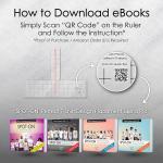 (4 Sizes All Ages) Left Chest Logo Placement Tool - Tshirt Ruler Guide Vinyl Alignment Pocket, T-Shirt Measurement Tool, Embroidery Placement Guide, Shirt Ruler, Shirt Alignment for Heat Press