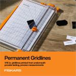 Fiskars Precision Paper Trimmer, Easy and Accurate Crafting Tool, Cuts Straight for Crafts, Cards, and More