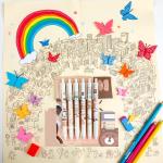 Jowxsx 1Pc Random Bear Erasable Pen Gel Pens 0.5mm Blue Gel Pens Cartoons Press Pen Cute Stationary Office Accessories School Office Supplies Writing and Correction Supplies