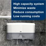 Tork Mini Jumbo Toilet Paper Roll White T2, vanced, 2-Ply, 12 x 751', 12024402