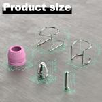 70-Piece AG60P Plasma Cutter Consumables Kit .045" – Tips Nozzles Electrodes Shield Cups Wire Guides for AG-60, AG-60P, SG-55, WSD-60 (With Storage Box)