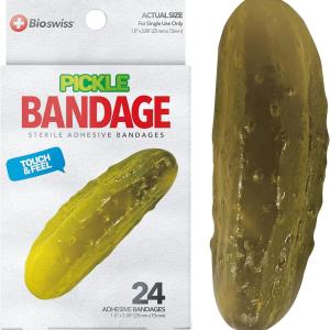 BioSwiss Bandages, Pickle Shaped Self hesive Bandage Set, Latex Free, Sterile Wound Care, 24 Count