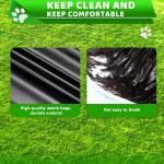 Dog Waste Bags for 15L Dog Poop Trash Can, 5 Pack Rolls Totaling 100 Bags, Black, Unscented