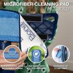 Bona Multi-Surface Floor Care Kit - Includes Microfiber Mop, Microfiber Cleaning P, Hardwood Floor Cleaning Solution, and Multi-Surface Floor Cleaning Solution - Kit for Hard Floors