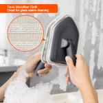 Tile Tub Scrubber Brush with 3 Different Function Cleaning Hes and 56" Extendable Long Handle-No Scratch Shower Scrubber for Cleaning Bathroom Kitchen Toilet Wall,Bathtub,Sink,Grey