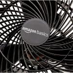 Basics Air Circulator Fan, Desk Fan for Bedroom, Home and Office, With 90-Degree Tilt He, 3 Speed Settings, Lightweight (4.2 LBS), 70 Watts, Black, 14.8"Wx7.6"Dx14.1"H