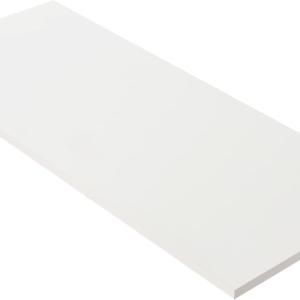 Kaboon 60x24 inches Tabletop, Solid One-Piece Desktop for Sit Stand Desk, Double Desks, L Desk DIY,Wood Countertop Home or Commercial Use,1 inch Thick, White, 23.62" D x 59.1" W