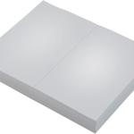 TOPS Laser Cut Sheet Paper, Perforated 5-1/2 Inches from Bottom, 20 Pound, 8.5 x 11 Inches, 500 Sheets, White (05020)
