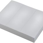 TOPS Laser Cut Sheet Paper, Perforated 5-1/2 Inches from Bottom, 20 Pound, 8.5 x 11 Inches, 500 Sheets, White (05020)