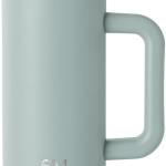 Simple Modern 36oz Insulated Hot Beverage Bottle with 2 Mugs | Travel Coffee Thermos for Hot Drinks | Twist and Pour Top | Commute, Travel, and Picnic Friendly | Roam Collection | Sea Glass Sage