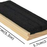 Uncle Paul Pine Wood Felt Campus Style Eraser - 2 PCS Cleaner Duster for Blackboard Whiteboard Chalk Eraser Office School Supply Engravable DIY Gift