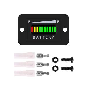 36V Battery Fuel Gauge Indicator,for Golf Cart,EZGO, Ya maha, Fork Lifts,Club Car,Floor Care Equipment LED Battery Indicator Meter Gauge