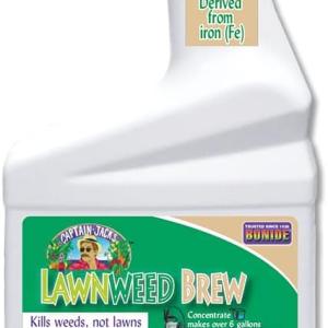 Bonide Captain Jack's Lawnweed Brew, 32 oz Rey-to-Spray, Fast-Acting Formula Controls Weeds, Moss, Algae, Lichens & Disease
