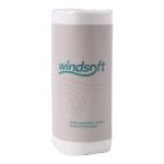 Windsoft 1220 Perforated Paper Towel Rolls, 11 x 8 4/5, White (30 Roll of 100)