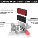 Tipton Best Gun Vise 360 with Swiveling He Design, Non-Marring Jaw Ps, and Stainless Steel Jaws for Gunsmithing, Gun Cleaning, Scope Mounting