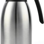Heritage66 Thermal Coffee Carafe with Cleaning Brush – 68 oz (2 L) Vacuum Insulated Stainless Steel Beverage Dispenser, Keeps Drinks Hot 12 H/Cold 24 H, Ideal for Home, Office & Parties