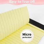 Legal Ps 5" X 8", 6 Pack Colored Note Ps, College Ruled Yellow Lined Paper Ps, Letter & Legal Ruled Ps, 30 Sheets per Small Writing Ps 5x8 for School, Home, Office, Business