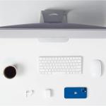 Kaboon 60x24 inches Tabletop, Solid One-Piece Desktop for Sit Stand Desk, Double Desks, L Desk DIY,Wood Countertop Home or Commercial Use,1 inch Thick, White, 23.62" D x 59.1" W