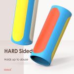 Car Tissue Holder with Facial Tissues Bulk - Car Tissues Cylinder - Travel Bulk Pack - Round Cube Boxes - Replacement for Kleenex Tubes - Tissues Cube Boxes 4 pack