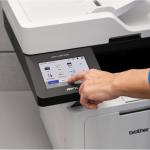 Brother Professional Laser Printer All-in-One with Scanner and Copier, High-Speed 50 ppm Monochrome Printing, Wireless Network Rey, Dual-Band WiFi, Auto 2-Sided Print (MFC-L5915DW)