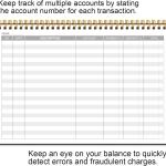 Accounting Ledger Book - A5 Ledger Book for Bookkeeping, Small Businesses & Personal Use, Expense Tracker Notebook for Tracking Money, Expenses, Deposits & Balance, 8.5" x 5.8", Black