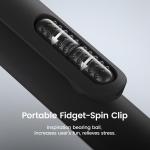 8Pcs Black Gel Pens - 0.7mm Medium Point Black Ink Pens | Smooth Writing - Quick Drying Retractable Pen for Men Women (Classic - 8Pcs)