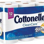 Cottonelle 12456PK Ultra Soft Bath Tissue, 1-Ply, 165 Sheets/Roll, 12/Pack