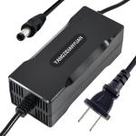 29.4V 4A Lithium Battery Charger for 24V Battery, DC 5.5x2.1/2.5mm Connector, Smart Shut-Off Protection, Fast Charging