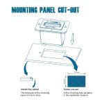36V Battery Fuel Gauge Indicator,for Golf Cart,EZGO, Ya maha, Fork Lifts,Club Car,Floor Care Equipment LED Battery Indicator Meter Gauge