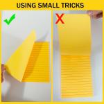 (8 Ps) Lined Sticky Notes 4x6 in Post, 8 Colors Self Sticky Notes P Its, Bright Post Stickies Colorful Big Rectangular Sticky Notes Ruled Stickies for Office, Home, School, Meeting, 45 Sheets/p