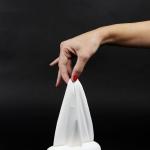 FINER LINER Small Bin Liner Kit, Includes 1 Refillable Dispenser & 4 rolls of unscented trash bag liners (40 count total), Fits up to 3 gallon small trash cans