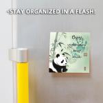 Panda 4 Pack/200 Sheets 3x3in Sticky Notes set, orable Cartoon Memo Ps with High-hesive,Reusable Tearable Post it Notes for Journal Planners Office School Home, Bulk Cute Stationery Gift